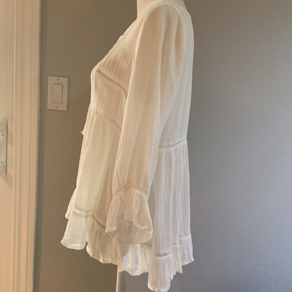 White Boho Entro Top - Picture 3 of 5